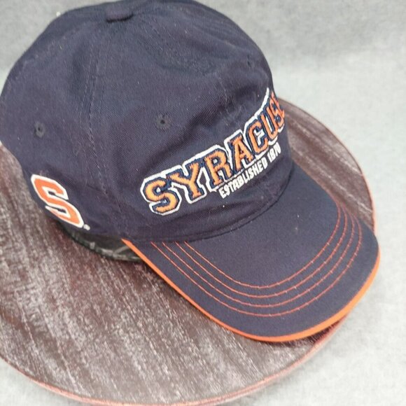 Syracuse University Blue Orange Adjustable Hat NCAA 1870 Logo Cap College - Picture 2 of 13